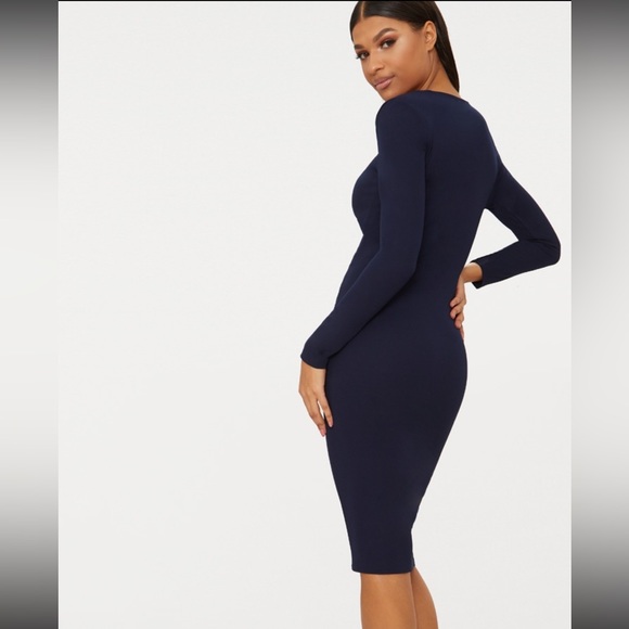 Long Sleeve Midi Dress NWT - Picture 2 of 6